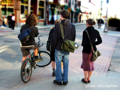 picture of some young people on a city street